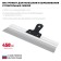 Facade Sibin 10083-45, plastic handle, stainless steel, 450 mm