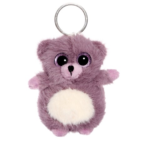 Soft toy "Bear", lilac color, 11 cm