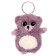 Soft toy "Bear", lilac color, 11 cm