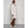 Coat insulated winter female, size 50, beige color