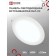 LED panel In Home RLP-VC, 36 W, 230 V, 6500 K, 2880 lm, 220 mm, round, white