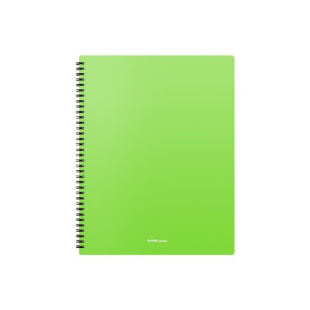 Folder 20 inserts on spirals, A4, 600 μm, Erichkrause "Matt Neon", the texture "Sand", mix-3