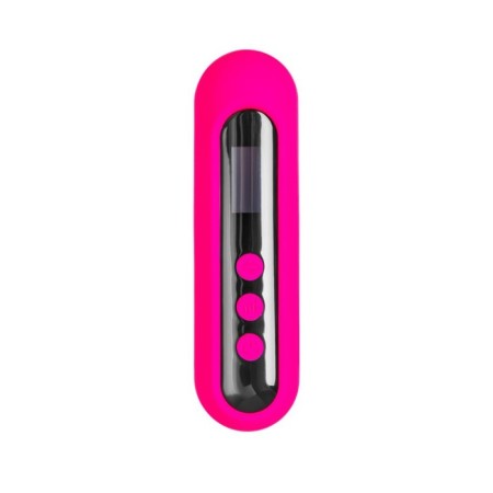 Vacuum-wave stimulator Eroteq Molette, silicone, 13 cm, pink-2