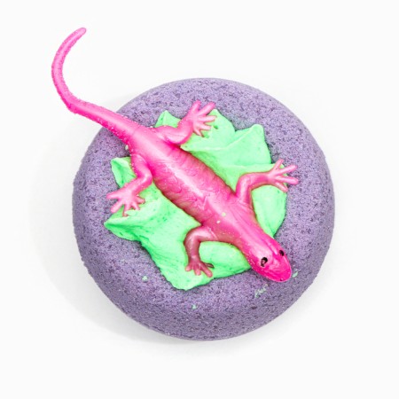 Happyki bath bomb "Do not touch my tail" with foam and a toy mix, 160 g-3
