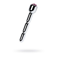 Urethral plag with Rhunes Middle Toyfa Metal, silver