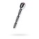 Urethral plag with Rhunes Middle Toyfa Metal, silver