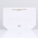 Gift package with a ribbon of 26 x 25 x 11 cm "White"
