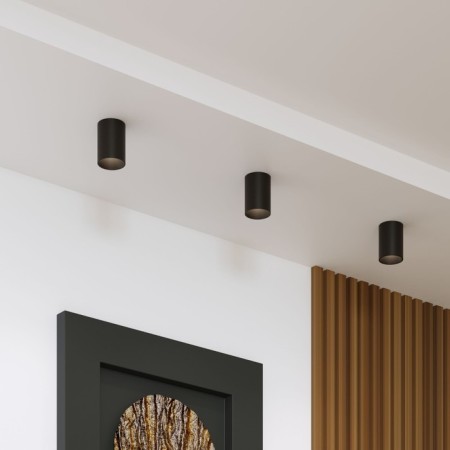 Ceiling accent Elektrostandard, Porter GU10 71x71x100 mm, IP20, black color-2