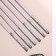 Set of candles in the cake, 6 pieces "Lavender metallic", 15 cm
