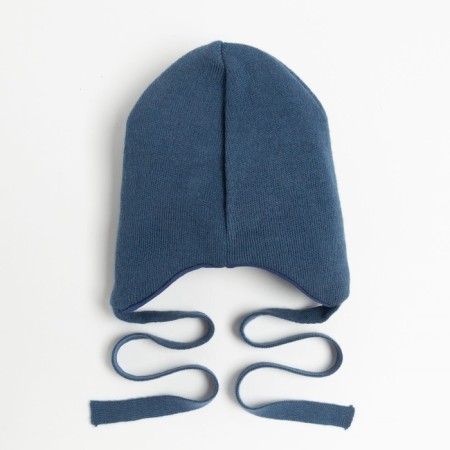 Hat for a boy, indigo color, size 50-54-2