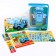 Gift set in the folder, 6 items, blue tractor