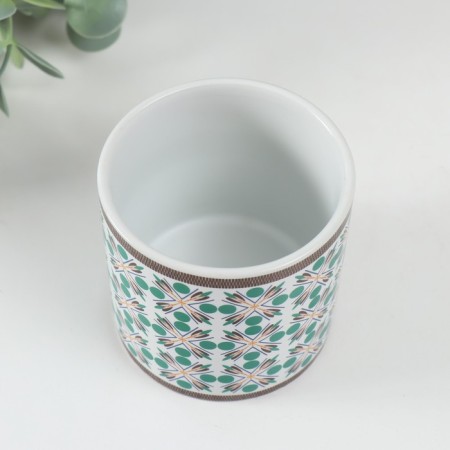 Bank for candles ceramics "breeze" 200 ml 7.3x7.3x7.3 cm-1