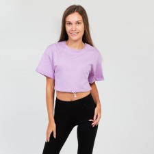 T -shirt female, lilac color, size 50