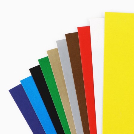 Set: Color cardboard 10 sheets 220 g/m² one -sided and colored paper, 16 bilateral A4 sheets-4