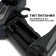 Jeep "All -terrain vehicle", radio control, smoke, metal elements, black