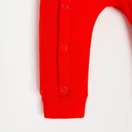 Combineson crumb I "Happy Winter", height 74-80 cm, red-4