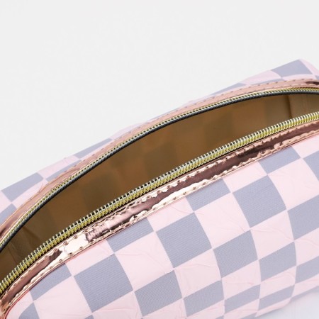 Lightning cosmetic bag, light pink color-2