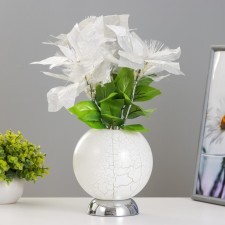 Night Poansettia 9XLED 4000X STRISHY 15X15X40cm RISALUX