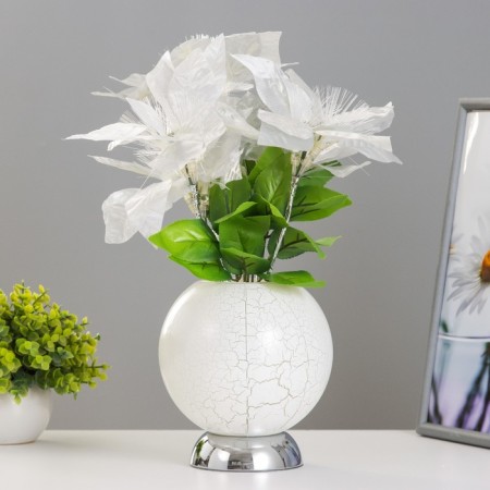 Night Poansettia 9XLED 4000X STRISHY 15X15X40cm RISALUX