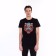 T -shirt male, black color, size m