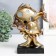 Souvenir Polystone "Golden Fish" with mirrors 16.5x7x22 cm