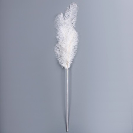 Decor of feathers "Fountain" on the leg, height - 70 cm-5