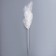 Decor of feathers "Fountain" on the leg, height - 70 cm