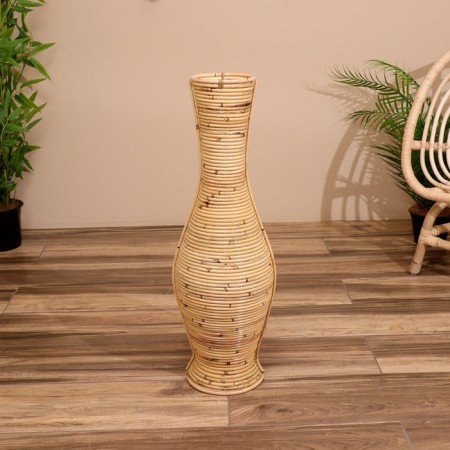 Floor vase 25x25x70 cm, rattan