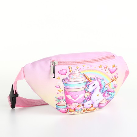 Board Belt baby on zipper, pink color