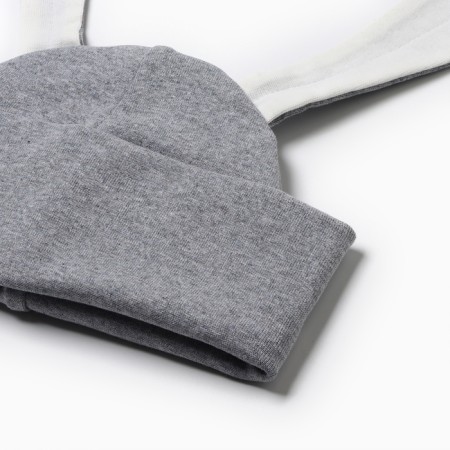 Children's hat "Banny", gray color, size 46-50-2