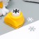 Figure hole pine d. 1.5 cm snowflake 3.5*4*4 cm mix