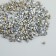 Glass 9/0 "Cylinders. Silver" two -tone, 450 g does not fade