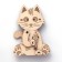 Wooden designer Drovo "Cat Fin"