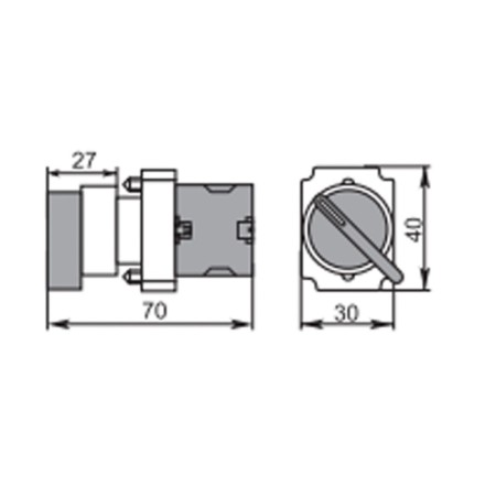 Switch BD32 4P short handle No-5