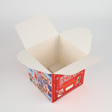 Folding box "New Year's Post 2025", 18 x 18 x 18 cm, New Year-5