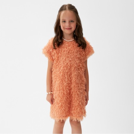 Платье для девочки, MINAKU :Party Dress, цвет розовый, рост 128 см