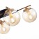 Ceiling EVOLUCE lamp. Sle106902-04. Literno. 4x40 watts, E14, 62.5x42x18.5 cm, black color