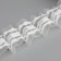 Curtain tape, 3 cm, 10 ± 1 m, white color