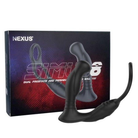 Simul8 prostate massager, with penis rings and scrotum-3