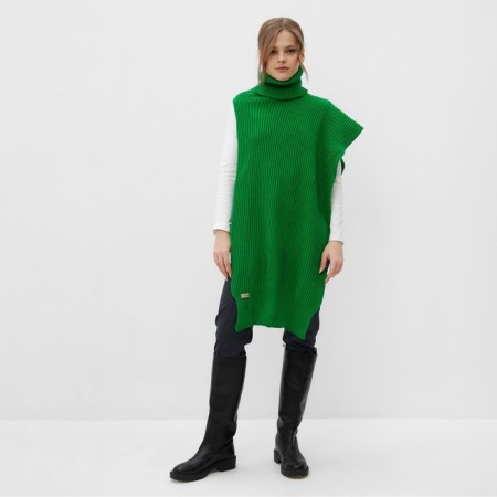 Minaku transformer snood, rr 56-58, emerald color-1