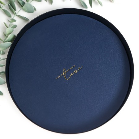 Steel for trifles metal, claim. Circle "Circle" black-blue 20x20x2.5 cm-2