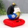 Plastic pendulum from the solar battery "Dun in a kimono with a fan" MIX 7.5x7.5x9.5 cm
