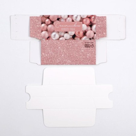 Box for Makarun "Fairy Tale" 12 x 5.5 x 5.5 cm., New Year-3