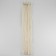 Lightning secret, No. 3, non -incomes, castle machine, cotton, 60 cm, ivory color