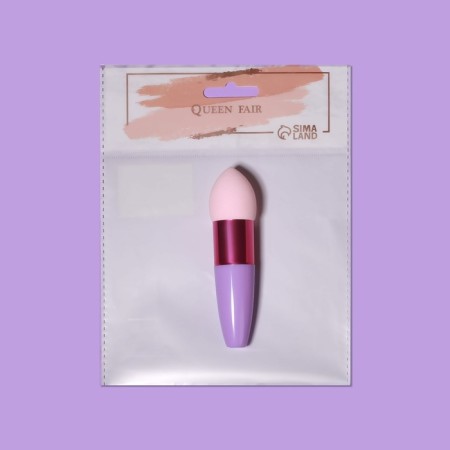 Makeup sponge with a drop “drop”, 10 × 3 cm, color mix-8