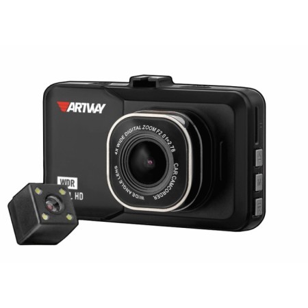 DVR ARTWAY AV-394, 3 ", resolution 1920x1080, viewing angle of 120 °, 2 cameras