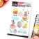 Easter waffle pictures edible "bright Easter" for Easter cakes, cupcakes, 1 sheet A5