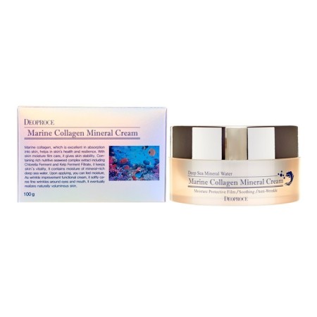 Face cream Deoproce, with a sea collagen, 100 g