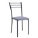 Chloe chair velor graphite/black