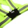 Signal vest, reflecting with adjustable size, light green